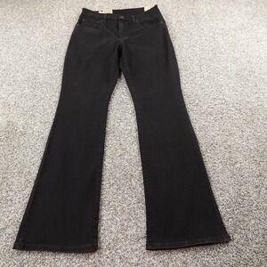 NEW Levis Jeans Womens 31 Black Denim Pants 725 High Rise Boot Stretch Western